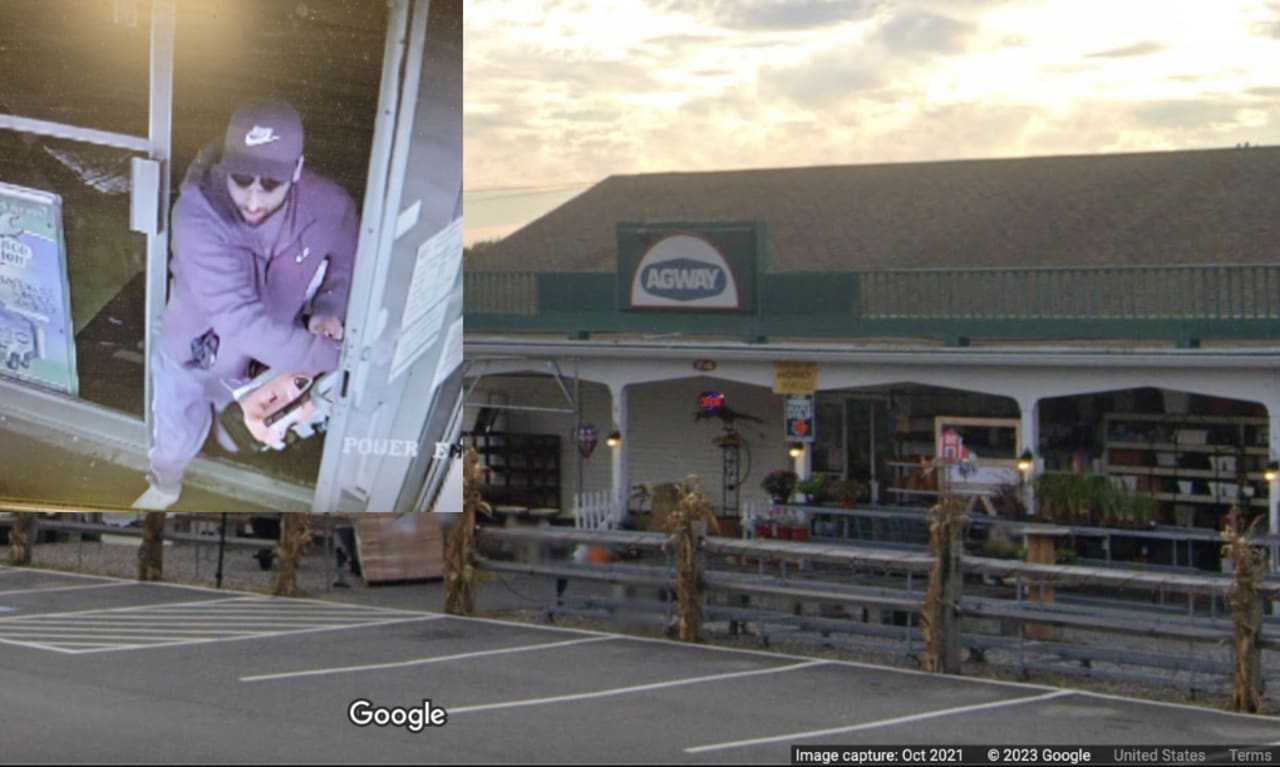 Seen Him? Suspect Steals Chainsaw From Store In Tolland County