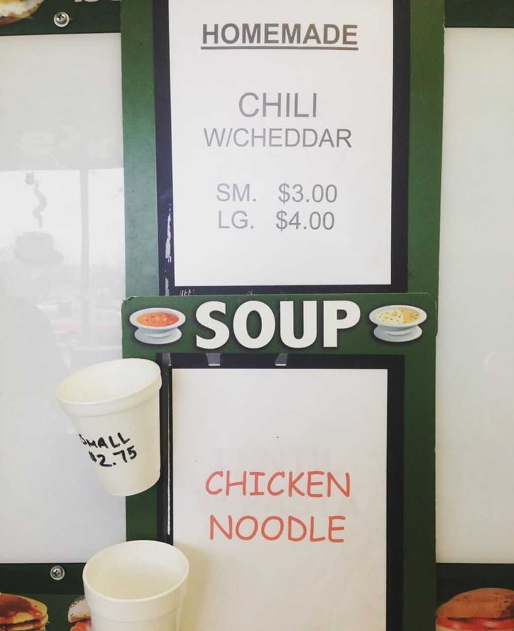 Soups are a staple at Bagel Express in Hawthorne.