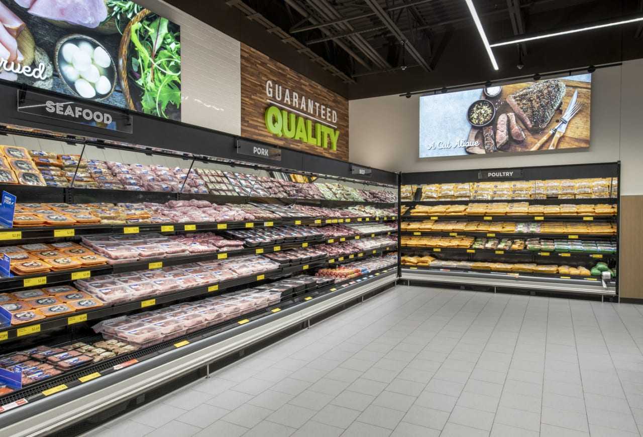 A preview of what the seafood section at the new Stony Point ALDI will look like.