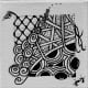 This pattern is an example of what participants will learn how to make in a Zentangle class Sunday, Feb. 5 at the Trumbull Historical Society.