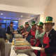 A March 11 St. Patrick's Day dinner drew 180 people to St. Matthew's Parish in Norwalk for a St. Patrick's Day dinner hosted by the Knights of Columbus.