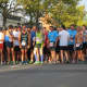 Runners gather at the starting line.