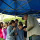 Chef Brian Lewis of Elm Restaurant in New Canaan teaches kids about locally grown food during his "Lil Foodies" program. 
