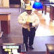 Greenwich police released this surveillance video photo of the suspect in a Wednesday bank robbery in town. 