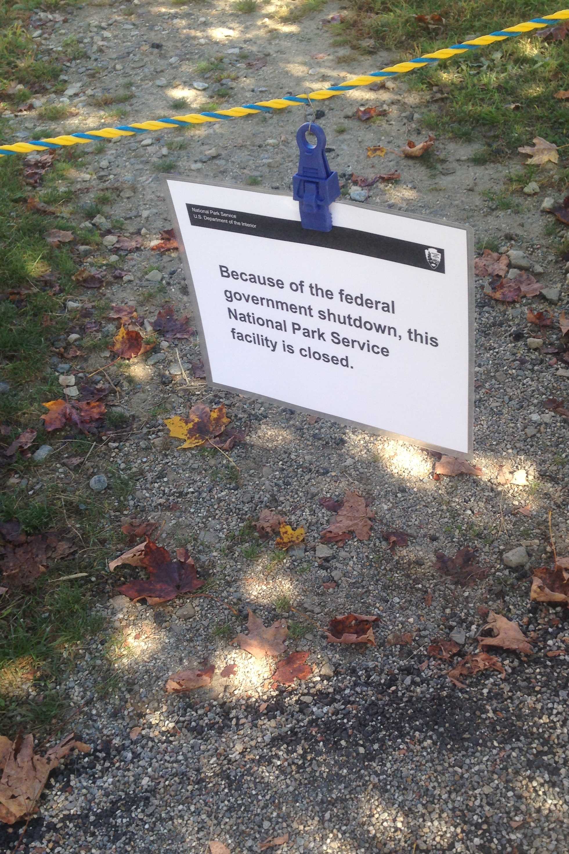 A closed sign flaps in the breeze Tuesday. 