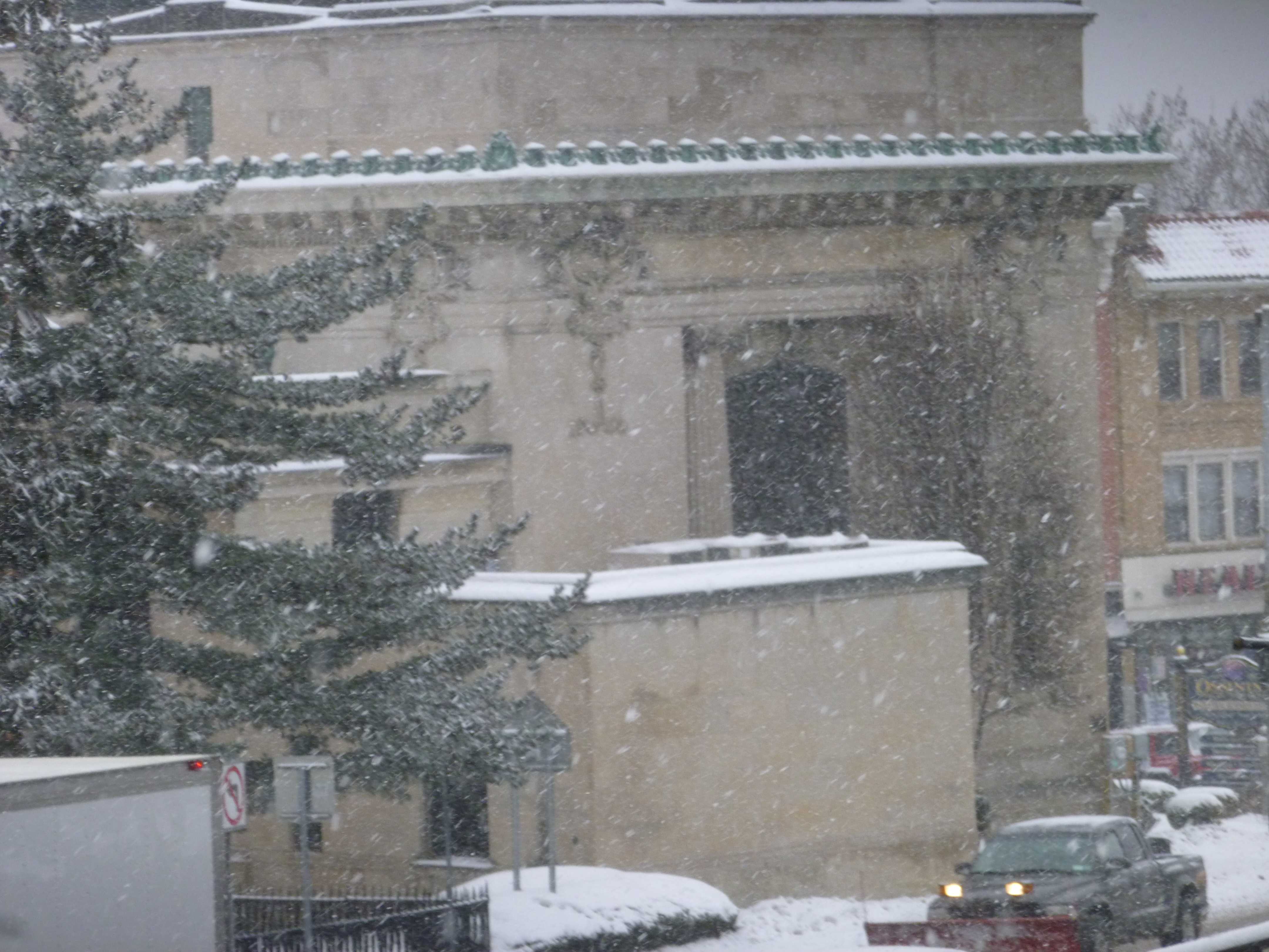 A Winter Wonderland in Ossining on Tuesday.