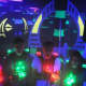 Laser taggers during a trial run in New Rochelle. 