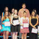 Scholarships and English awards were presented to students.  