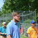 Lucas Duda visited Summer Trails Day Camp in Somers on Thursday.