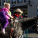 New York-Presbyterian/Lawrence Hospital was the sponsor of Bronxville's Children's Halloween Festival's pony rides.