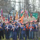 Boy Scouts turn out for the Veterans Day ceremony at Ivandell Cemetery in Somers.
