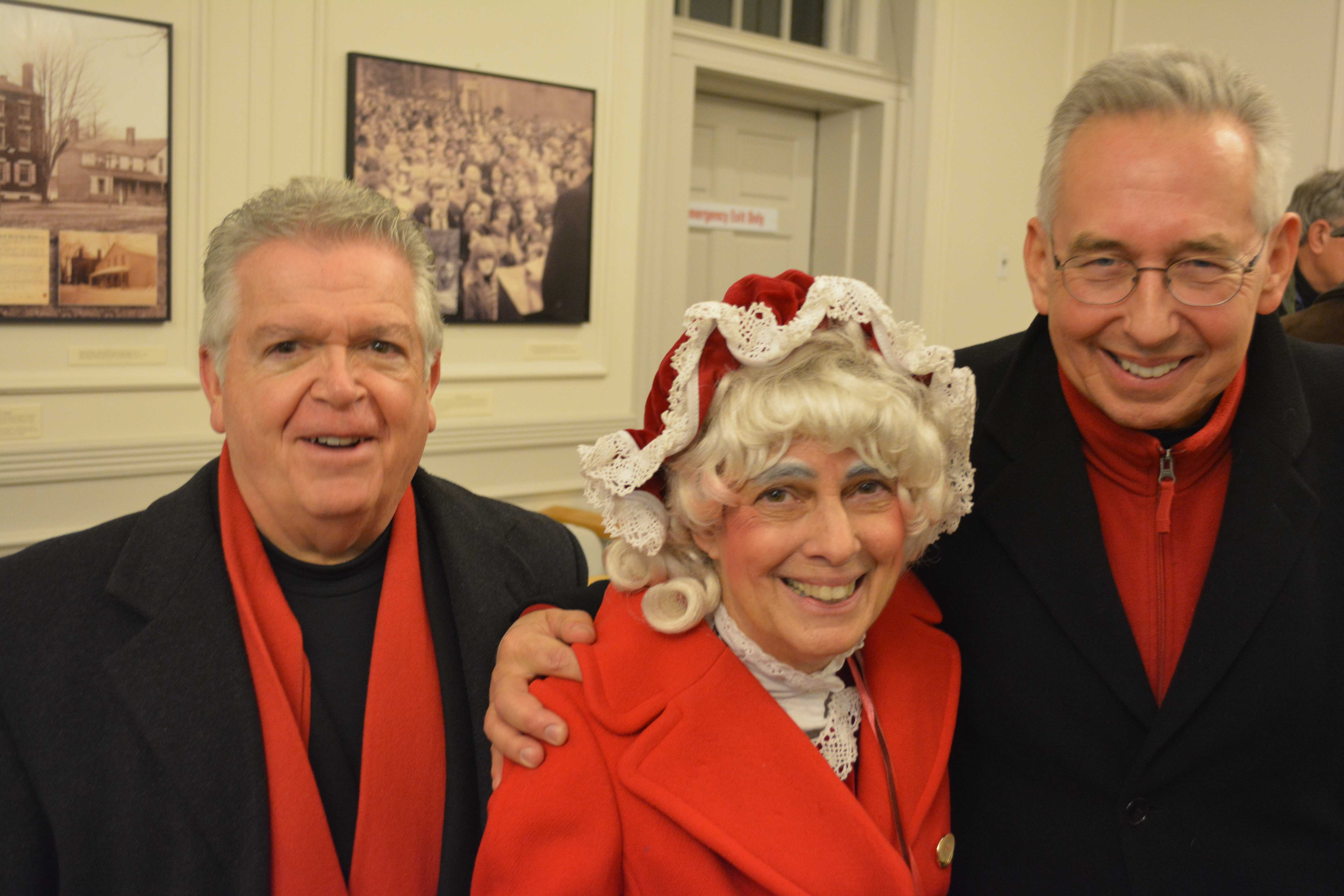 From left, Somers Supervisor Rick Morrissey, Town Historian Doris Jane Smith and Councilman Richard Clinchy