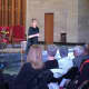 Arrianna Huffington was the first of four "Castle Conversation" guest speakers at Manhattanville College in Purchase.