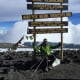 Kurt Kannemeyer took seven days to climb Mt. Kilimanjaro. 