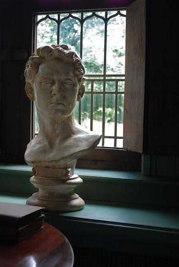 A bust of J. Alden Weir inside his home at Weir Farm National Historic Site in Ridgefield and Wilton. 