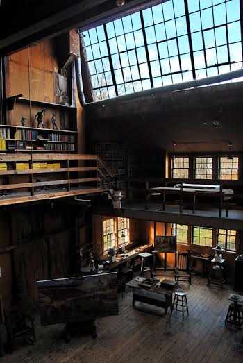 The Young Studio at Weir Farm National Historic Site in Ridgefield and Wilton. 