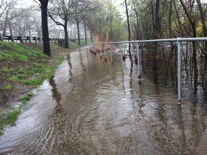 Three coastal communities in Connecticut are among the top five in the nation with expensive homes at risk of serious flooding, according to a new study.