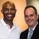 Mariano Rivera and Liam Tully, general manager of Rivera Toyota and Scion of Mount Kisco.