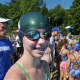 Emma Halderman of Yorktown waits for her turn to swim.