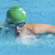Liam McGrinder of Pleasantville competes in the butterfly.