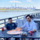 Michael Ghinelli, 21 (R) and Hadi Parhizkaran, 20 (L), new owners of Pizza Club in Edgewater