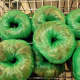 The bagels were green for St. Patrick's Day this year at the Plaza Bagel & Deli in Clifton.