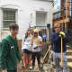 Members of the Bronxville High School Habitat for Humanity Club spent a busy Saturday rebuilding a pair of homes for Veterans in Yonkers.