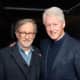 Former President Bill Clinton and Steven Spielberg at a special screening of "The Post" in Pleasantville.