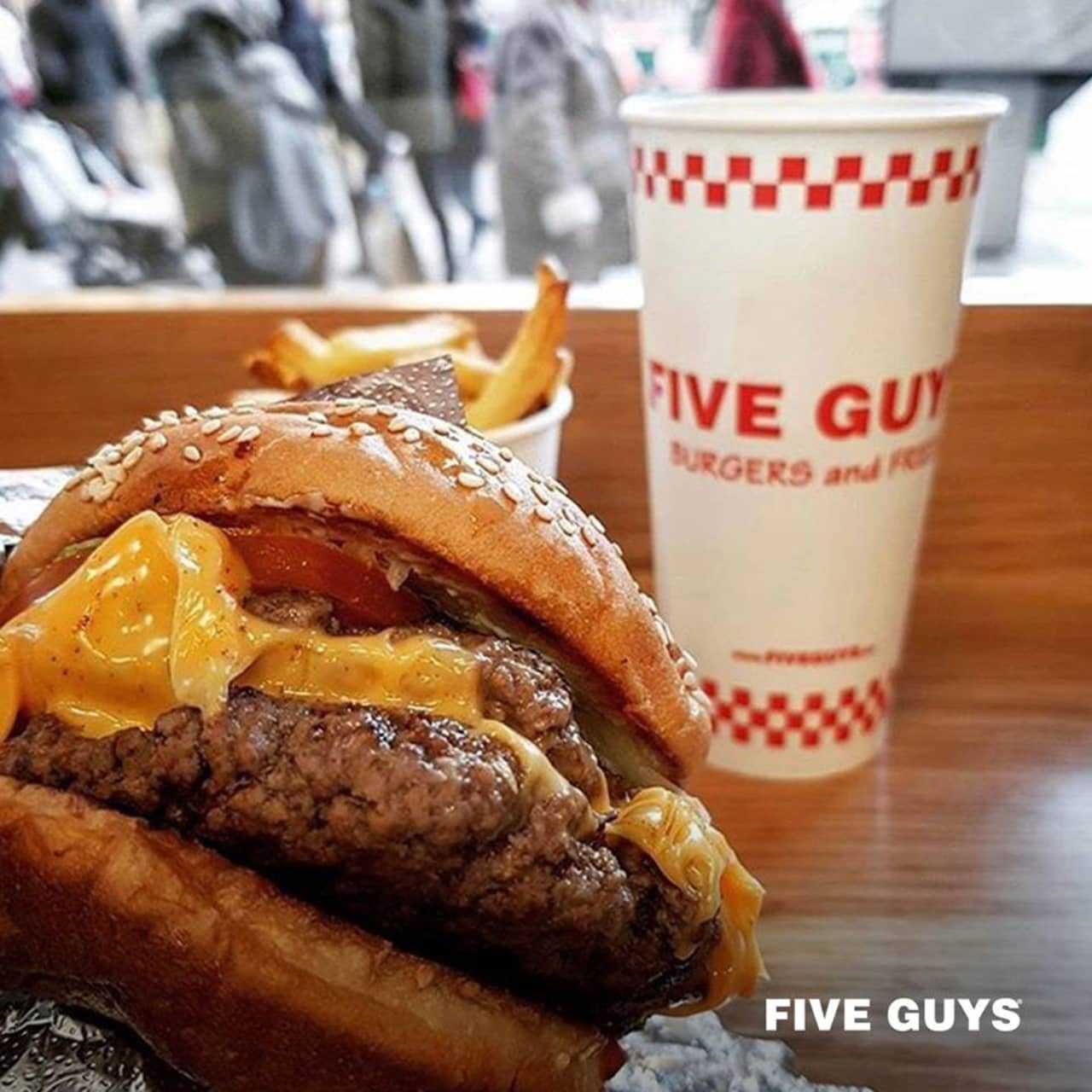 Five Guys Now Open At Garden State Plaza | Paramus Daily Voice