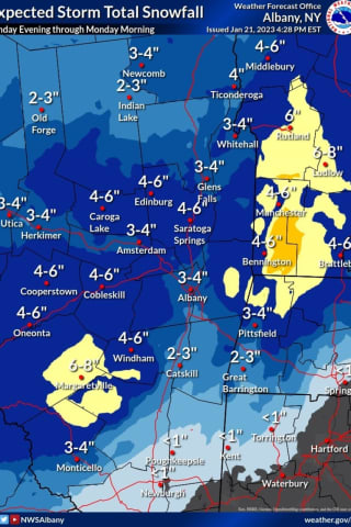 New Update: These Areas Could See Up To 8 Inches Of Snowfall From Complex Storm System