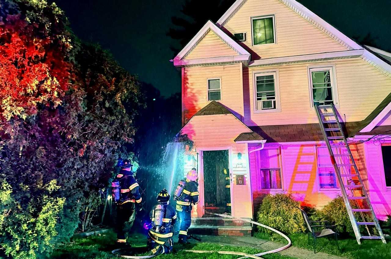 Exterior Fire Enters Hasbrouck Heights Home Rutherford Daily Voice