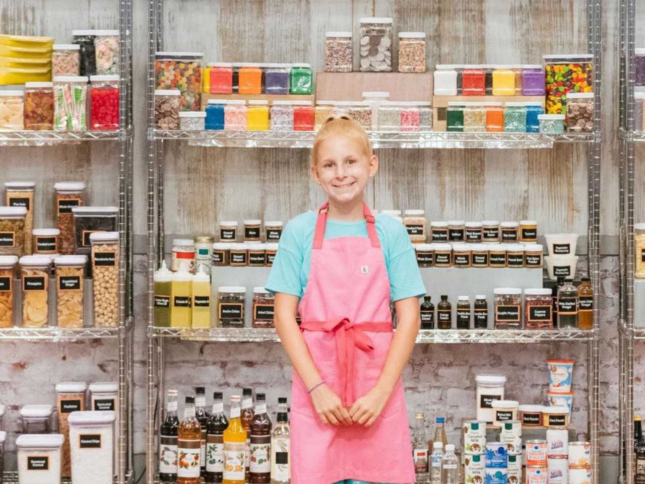 Caroline Gross in York competes Food Network Kids Baking Championship