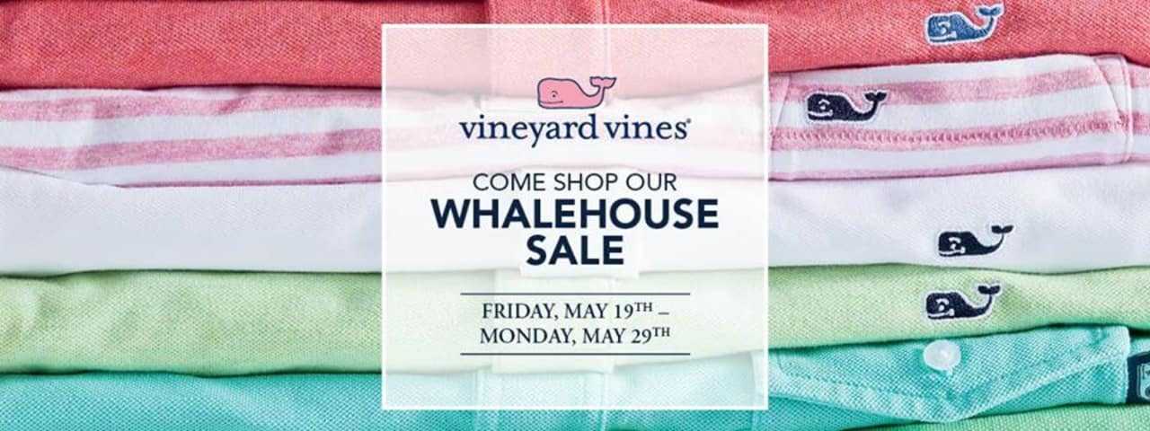 Vineyard Vines Whalehouse Sale in Danbury Kicks Off Today, Extends Through  December 19!