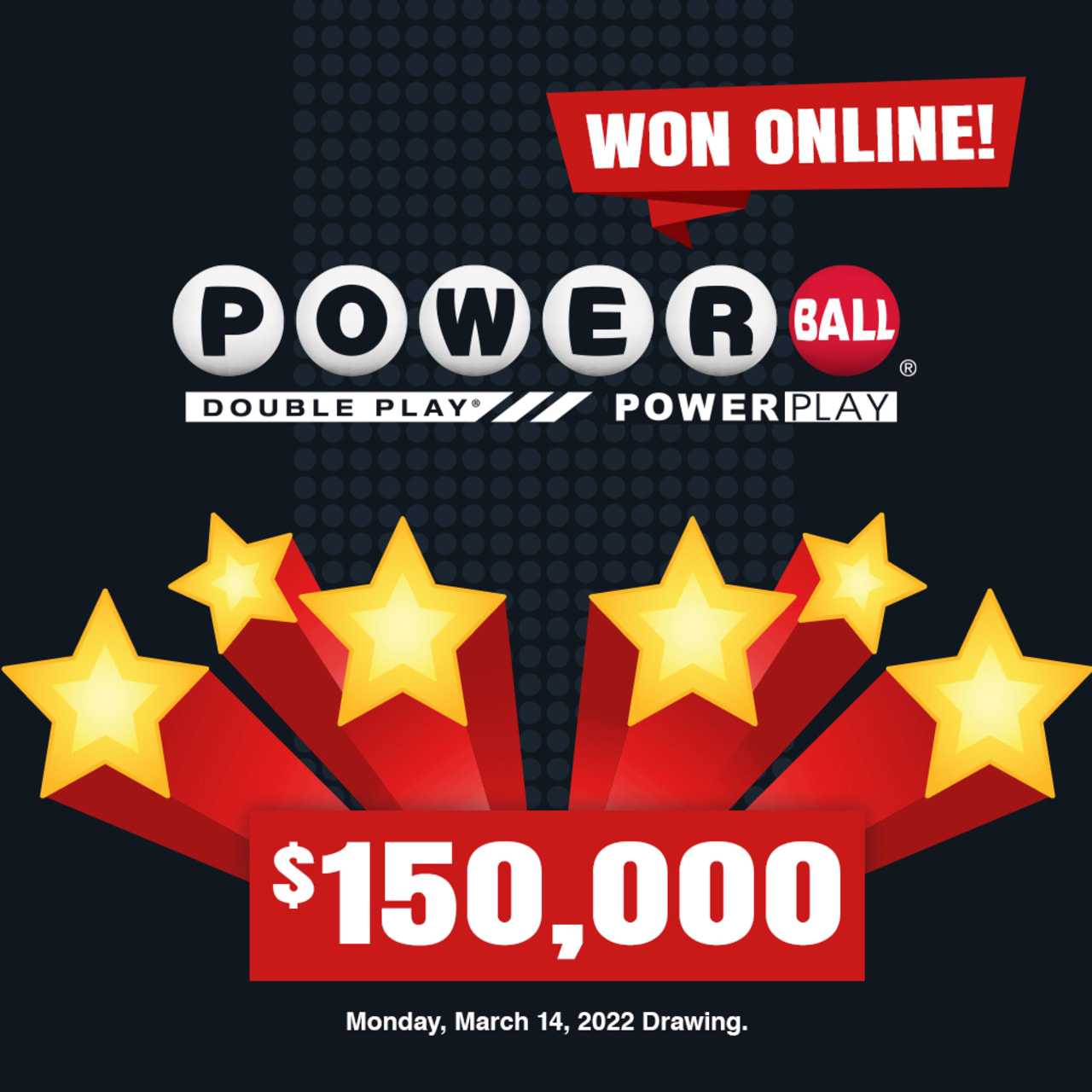 Another winning Powerball ticket, worth $150,000, sold in