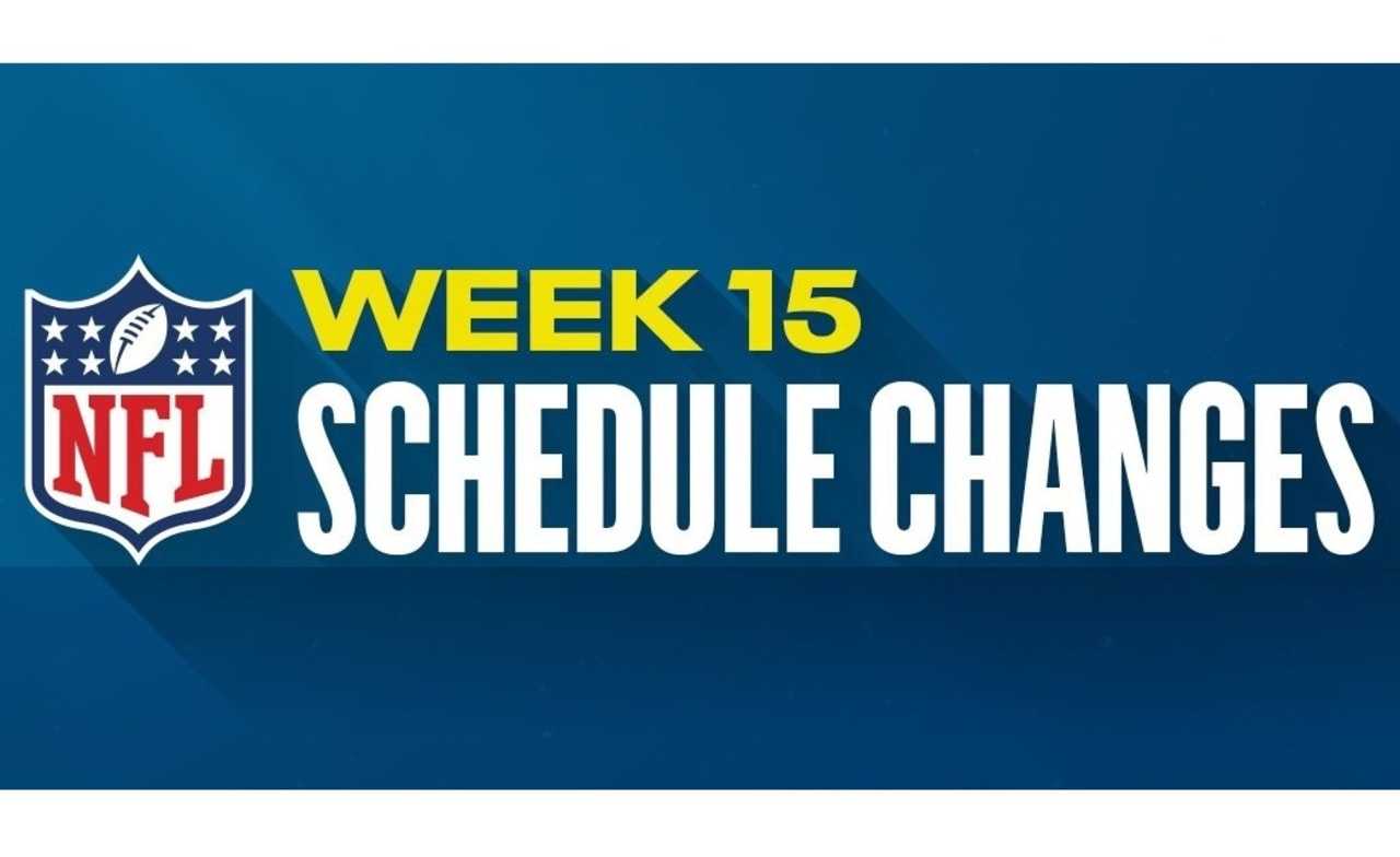 NFL Schedule Changes – Week 15