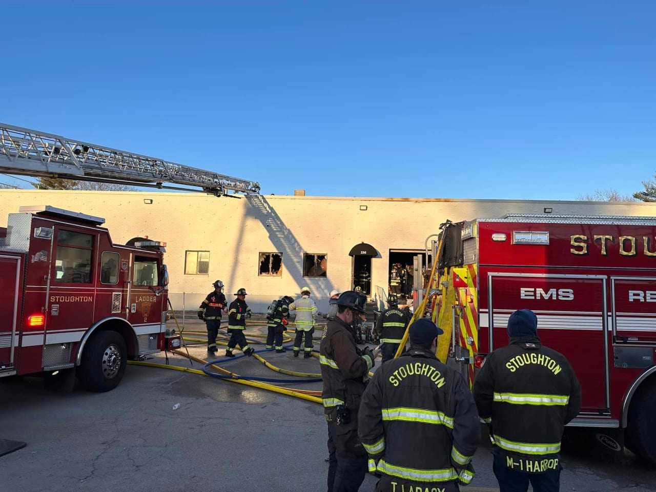 Crews Quickly Contain 3 Alarm Fire At Stoughton Warehouse Fire Officials Norfolk Daily Voice 3320