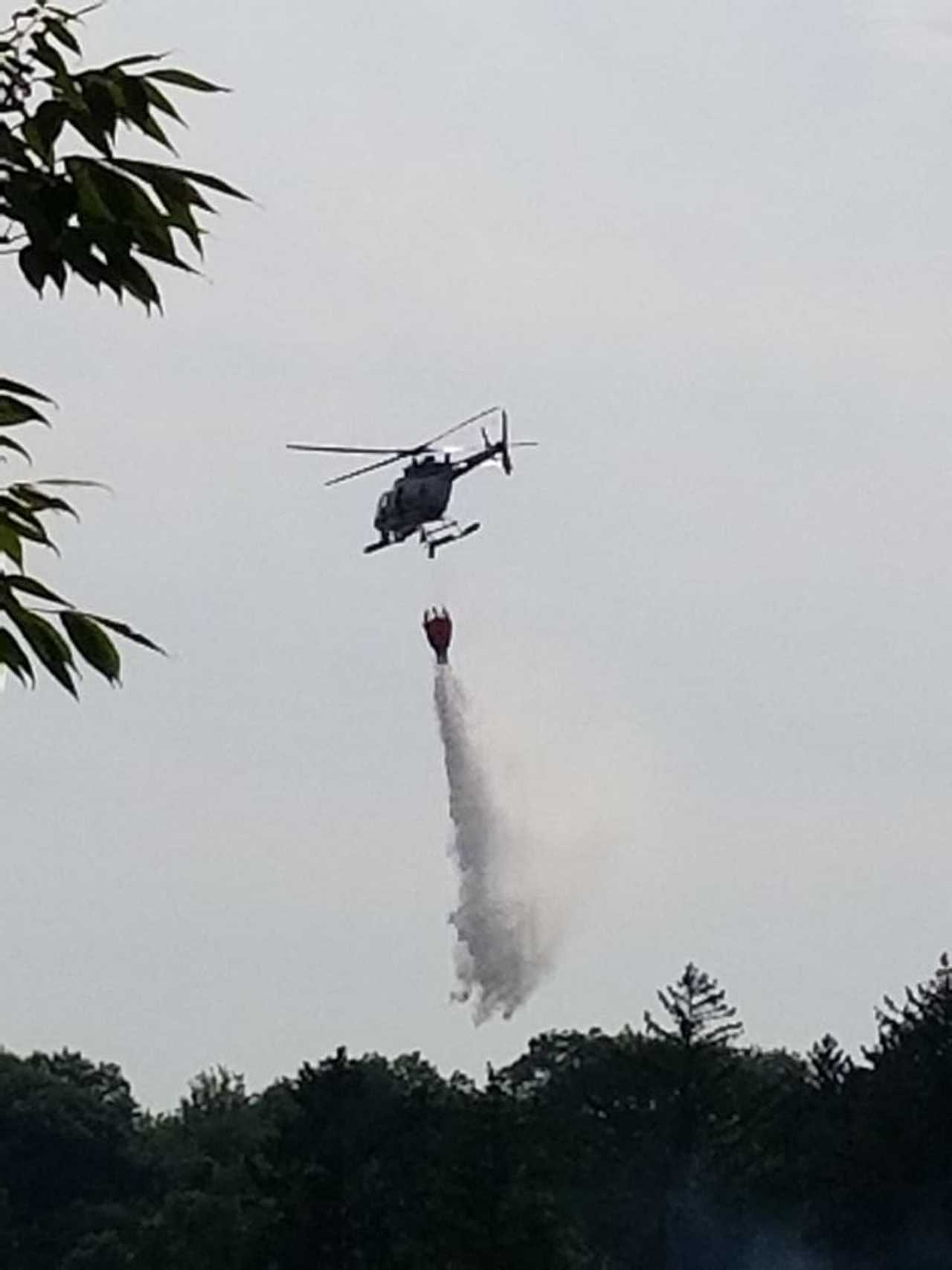 Brush Fire Breaks Out At Kensico Reservoir Peninsula | Putnam Daily Voice