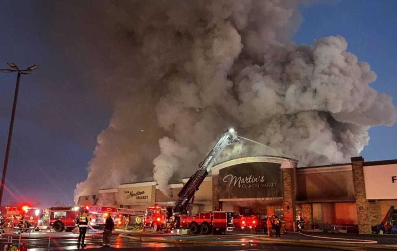 Firefighter Injured At Martin's Country Market MultiMillion Dollar