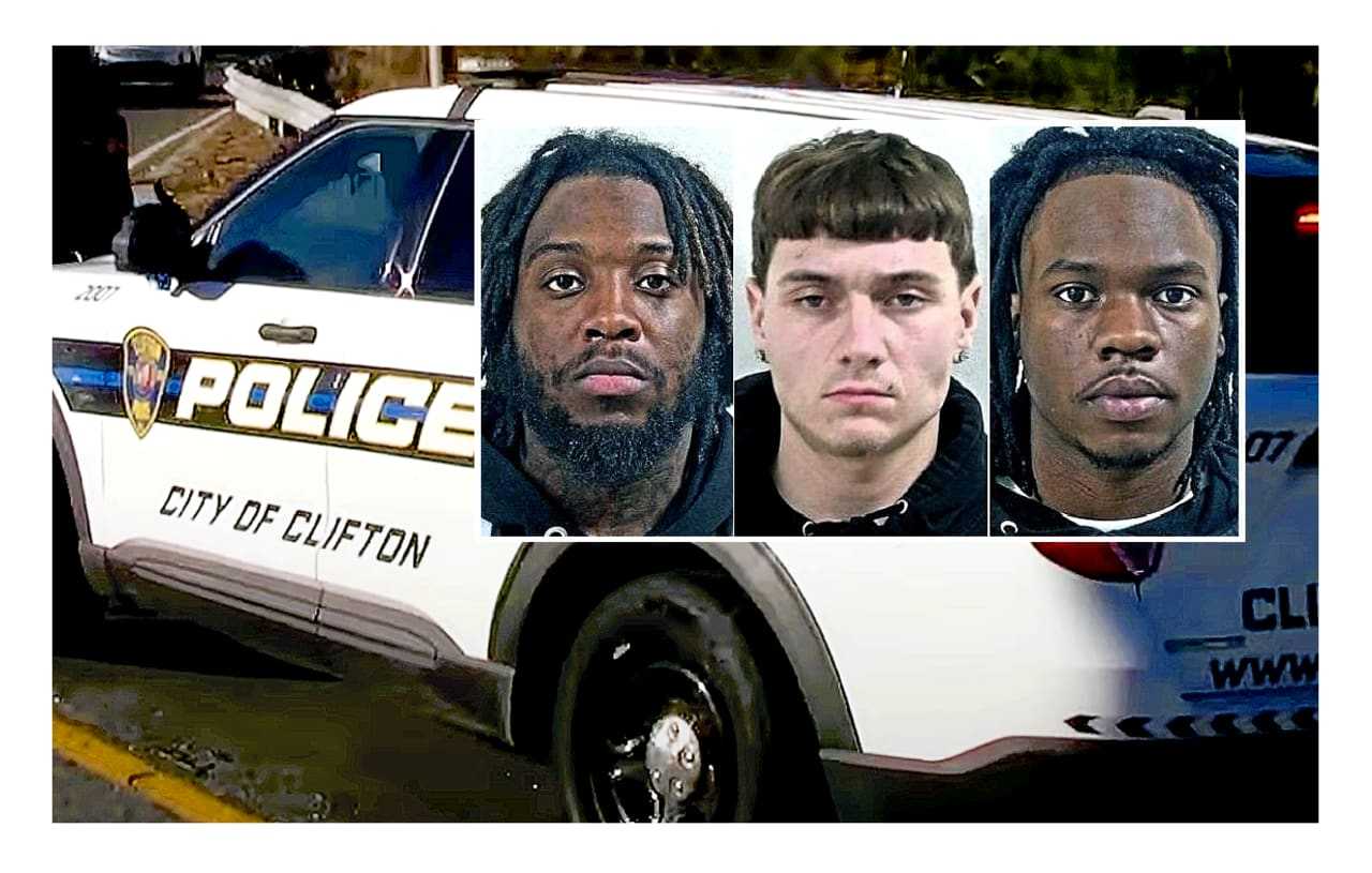 Tense Stop Clifton Police Find Gun, Extended Mag In Passenger's