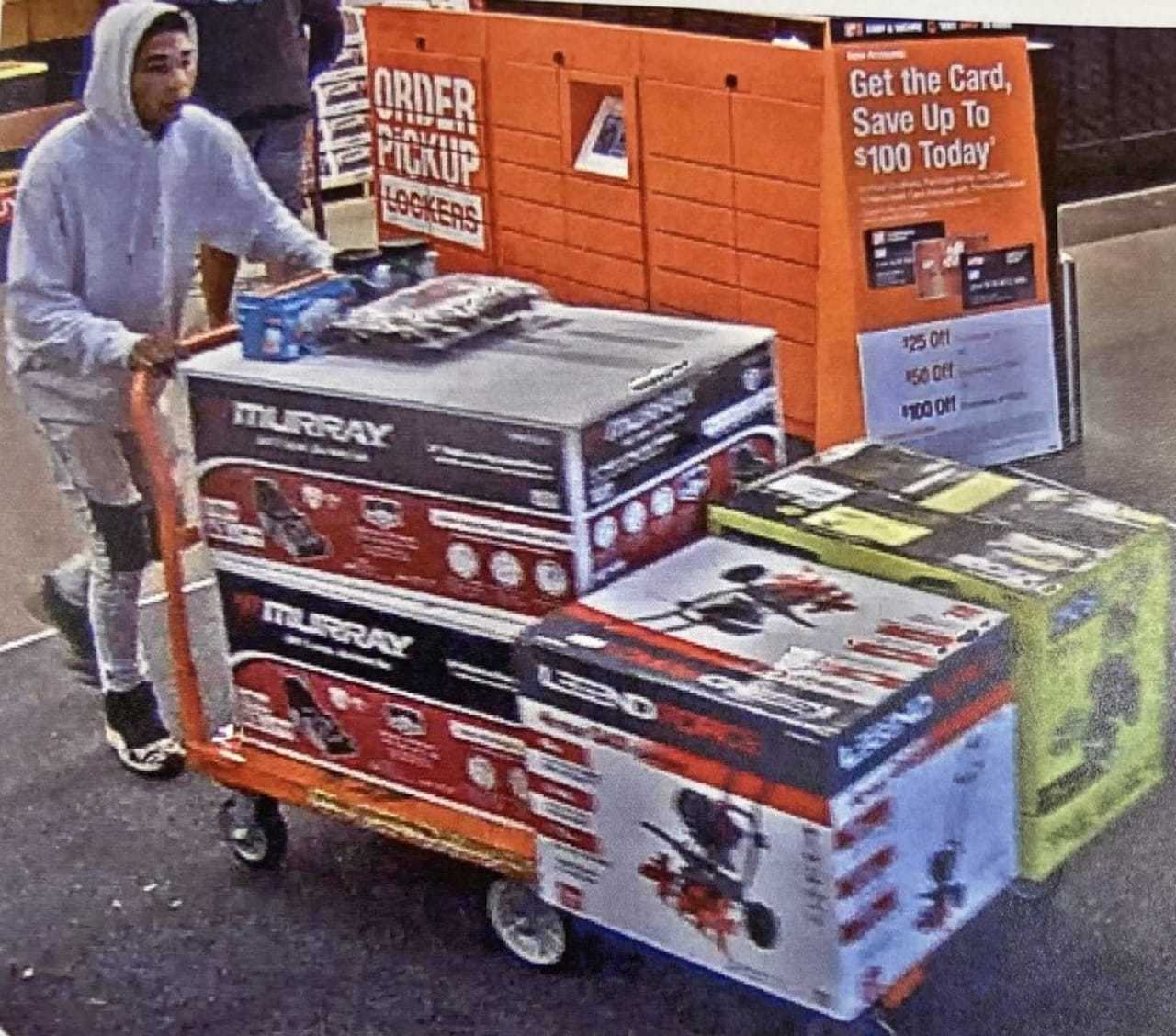 Man Wanted For Stealing Power Washer, Cultivator, 2 Lawn Mowers, From