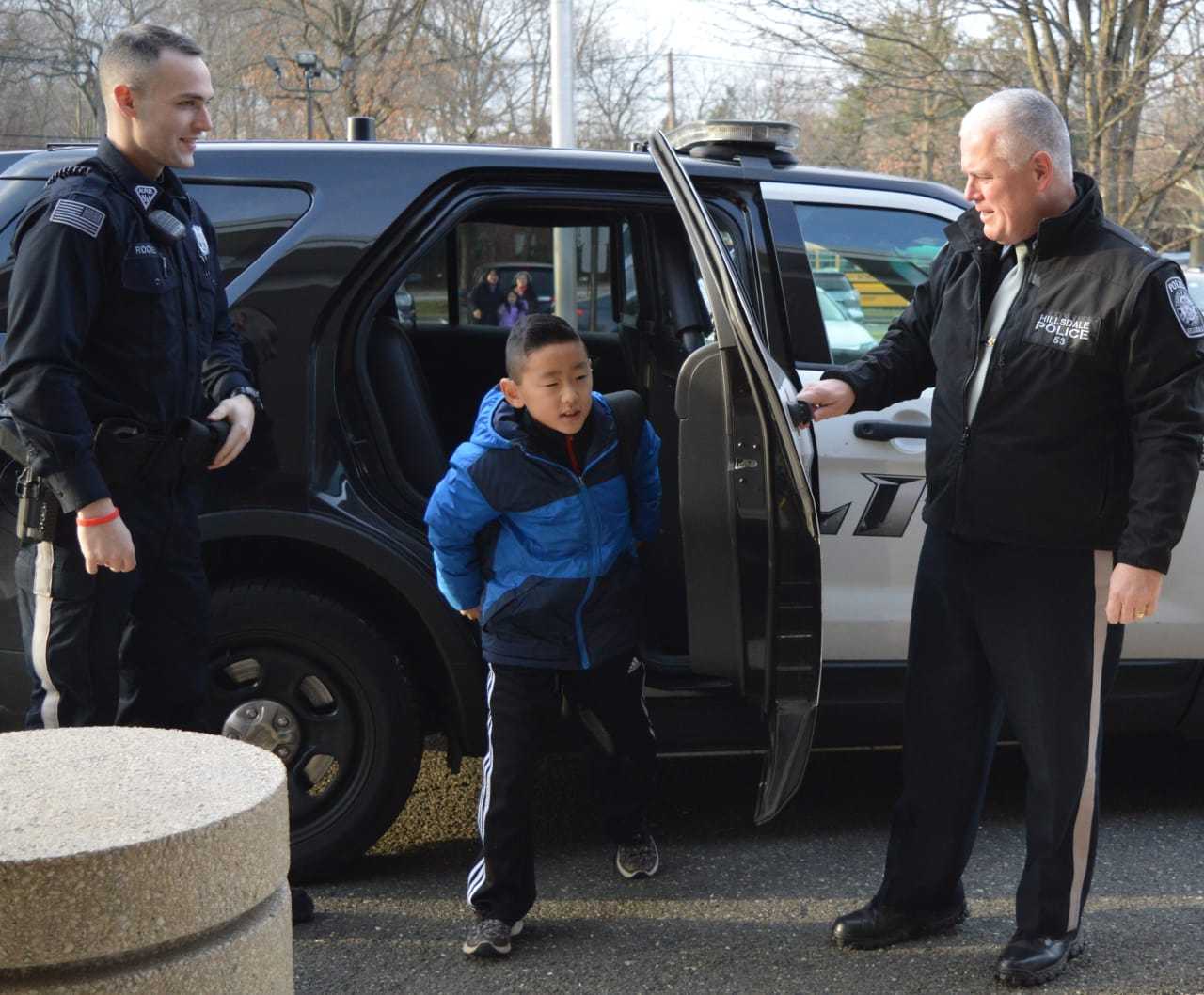 Hillsdale Police Give ThirdGrader Lift To School Pascack Valley
