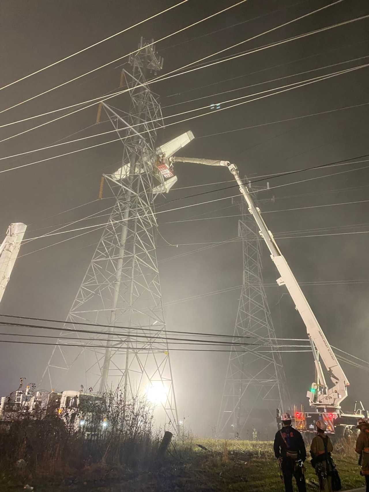 Two Survive Plane Crash Into Live Maryland Power Lines, Plane Safely