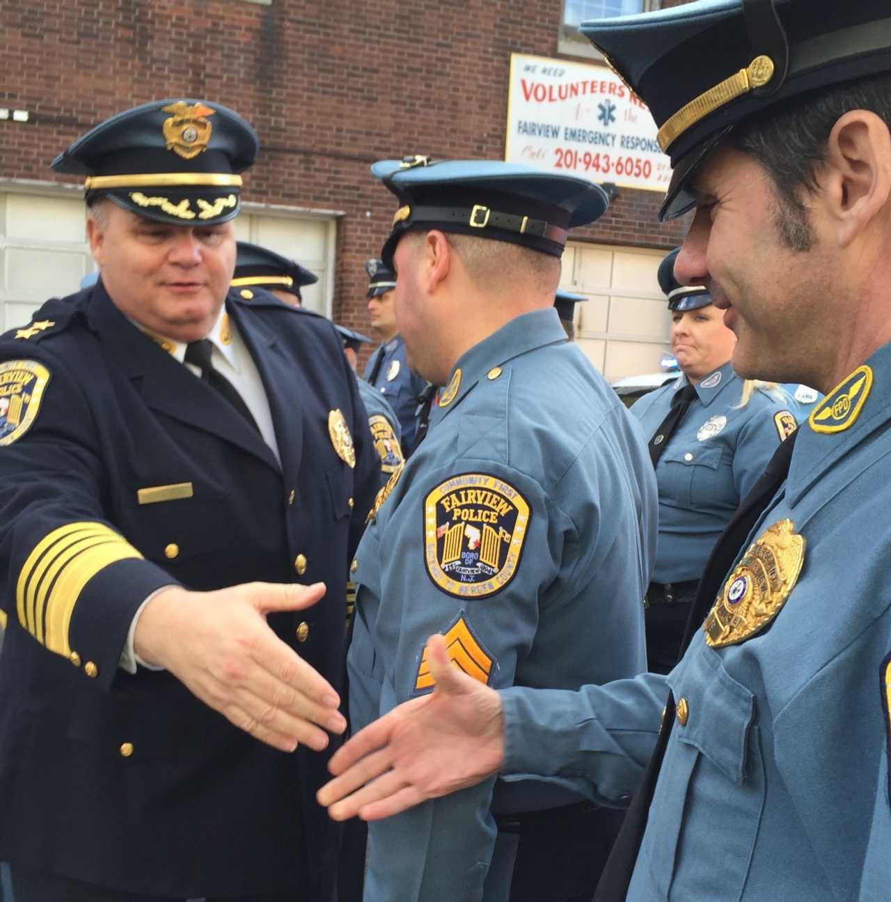 Fairview Police Chief Leaves Mark, Has Final Walkout Cliffside Park