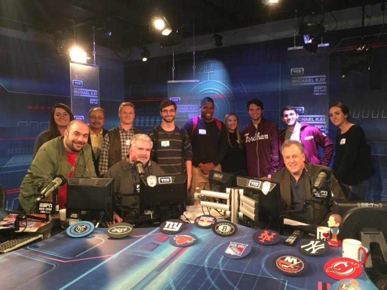 Westchester resident espn radio programmer hosts fordham students