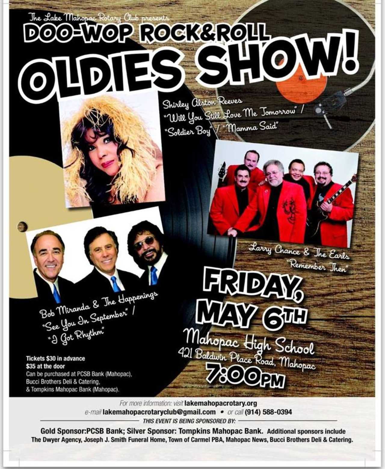 Lake Mahopac Rotary Club Plans Annual Rock, Doo Wop Oldies Show