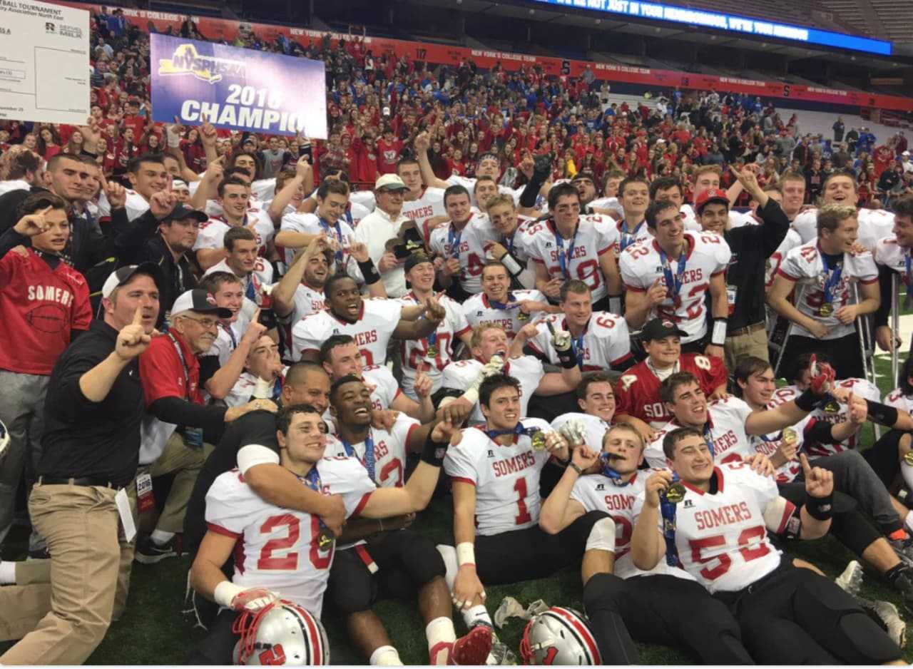 Tuskers Terrific: Somers Celebrates School's First State Football Title