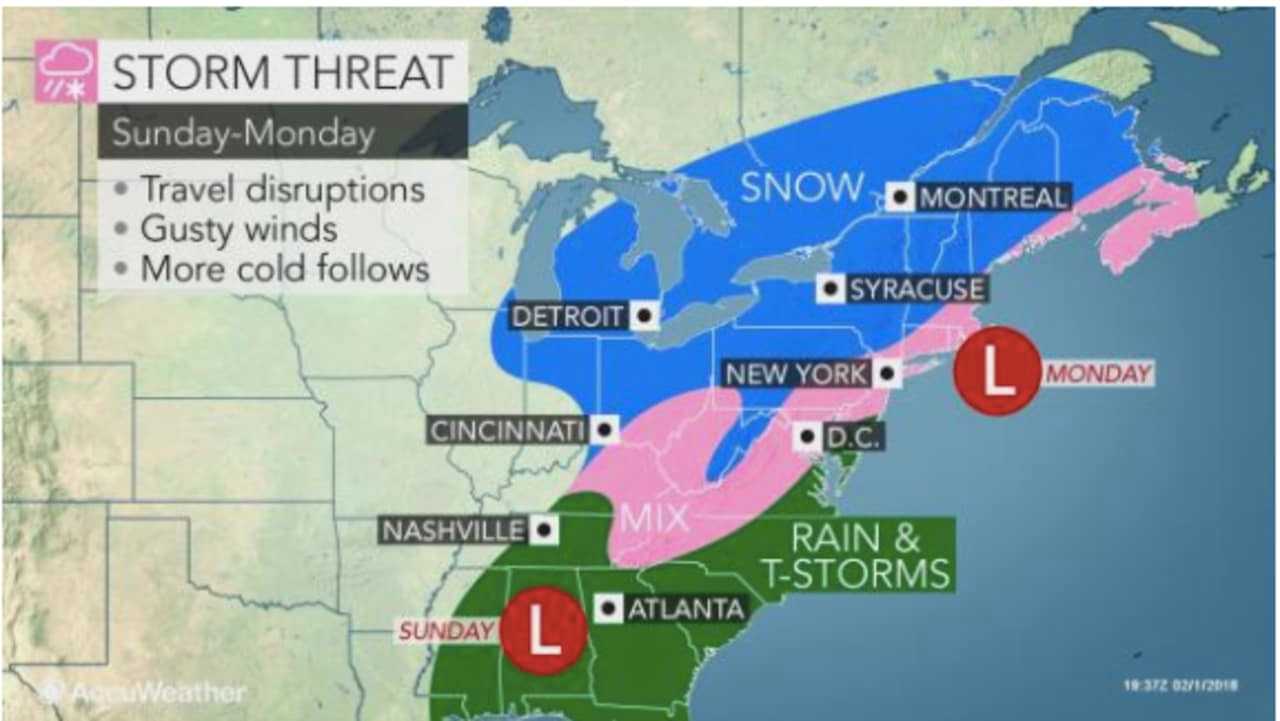 Snow For Super Bowl Sunday? Latest Forecast Details Timing Armonk