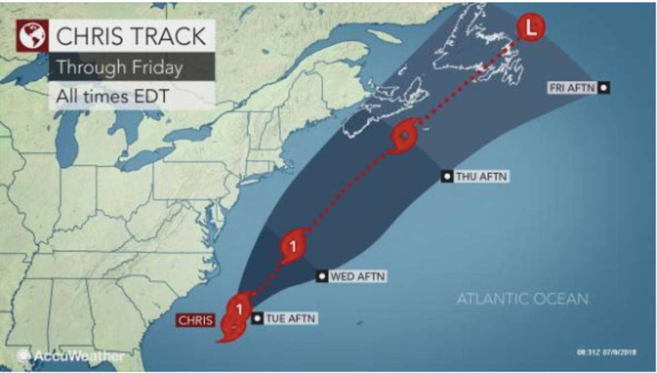 Tropical Storm Chris Expected To Become Hurricane: Latest Path