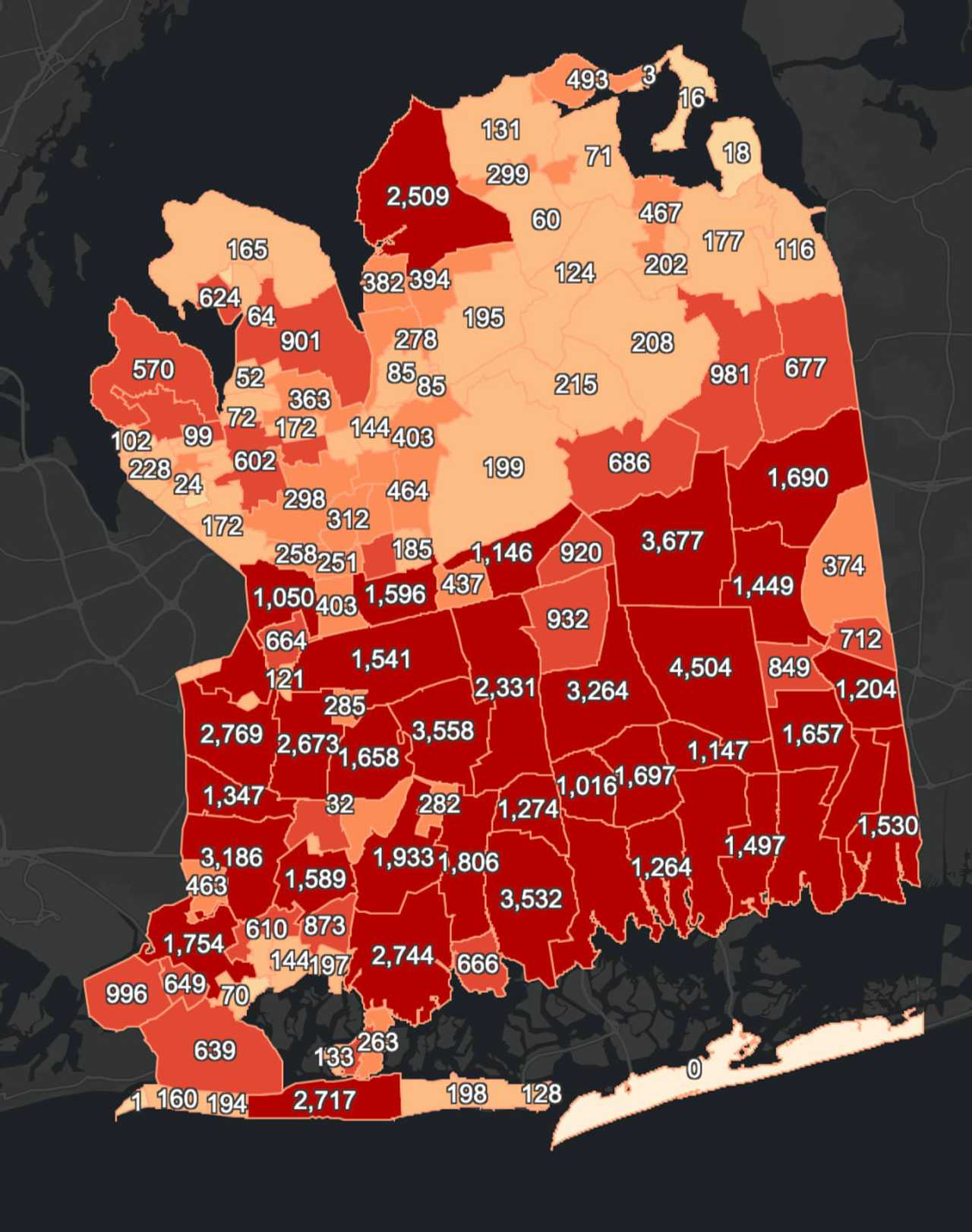 COVID19 Here's BrandNew Breakdown Of Long Island Cases By Community