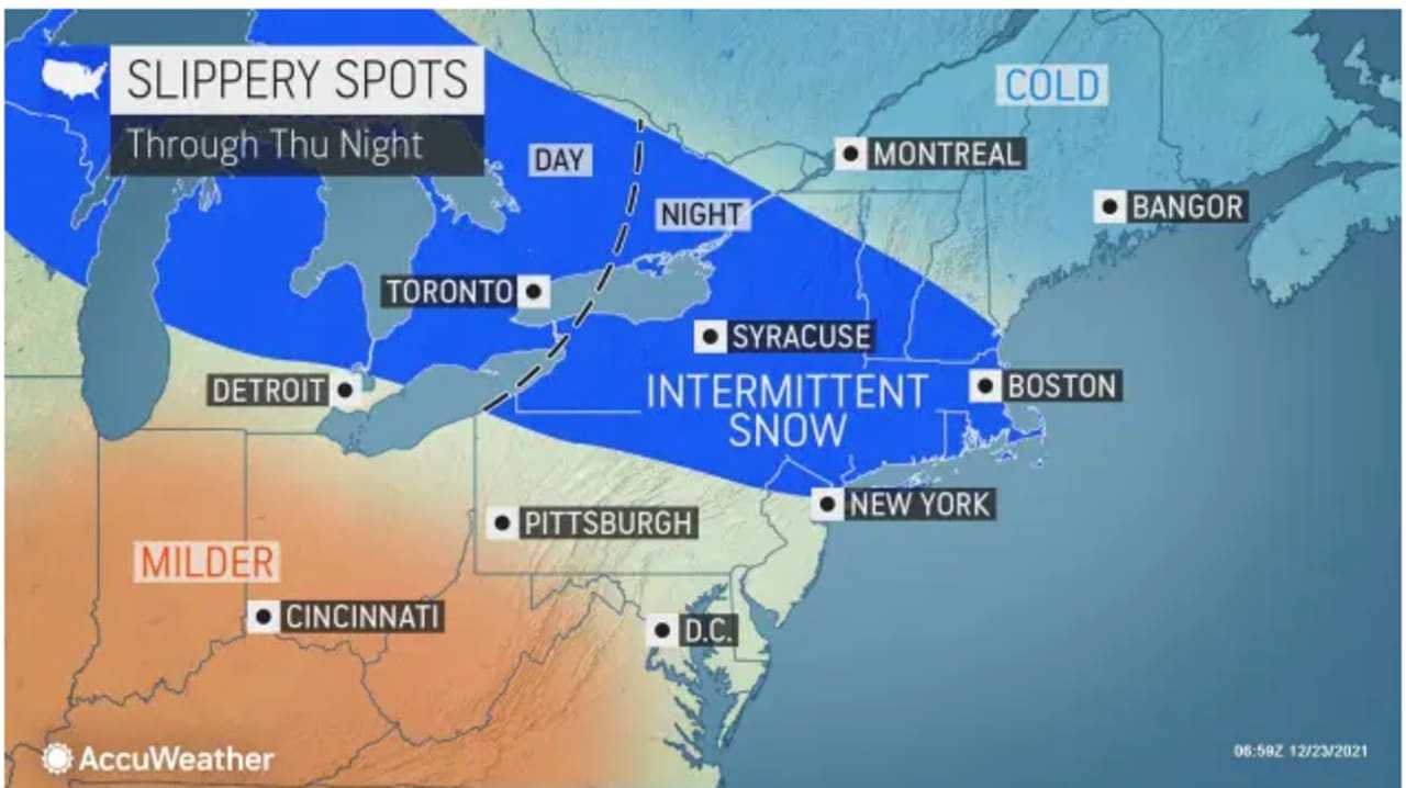 Snow Joke! Rounds Of Storms Will Bring Wintry Weather, Hazardous Travel Conditions At Times